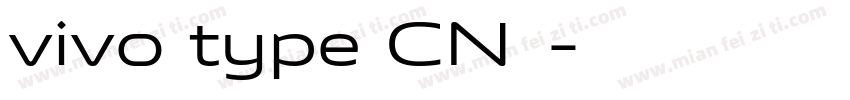 vivo type CN简字体转换